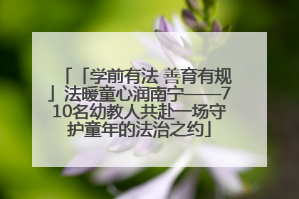 「学前有法 善育有规」法暖童心润南宁——710名幼教人共赴一场守护童年的法治之约