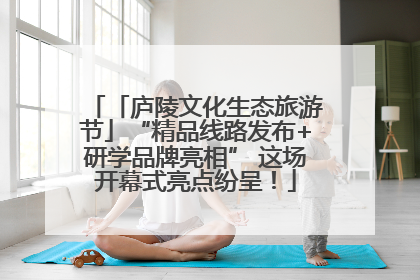 「庐陵文化生态旅游节」“精品线路发布+研学品牌亮相” 这场开幕式亮点纷呈！