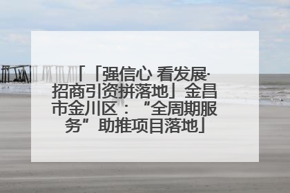「强信心 看发展·招商引资拼落地」金昌市金川区：“全周期服务”助推项目落地