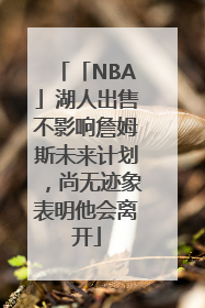「NBA」湖人出售不影响詹姆斯未来计划，尚无迹象表明他会离开