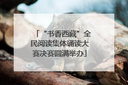 “书香西藏”全民阅读集体诵读大赛决赛圆满举办