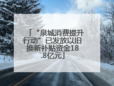 “泉城消费提升行动”已发放以旧换新补贴资金18.8亿元