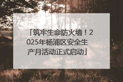 筑牢生命防火墙!2025年杨浦区安全生产月活动正式启动