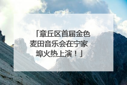 章丘区首届金色麦田音乐会在宁家埠火热上演！