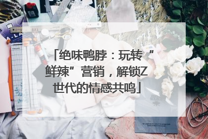 绝味鸭脖：玩转“鲜辣”营销，解锁Z世代的情感共鸣