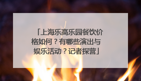 上海乐高乐园餐饮价格如何？有哪些演出与娱乐活动？记者探营