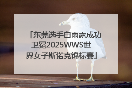 东莞选手白雨露成功卫冕2025WWS世界女子斯诺克锦标赛