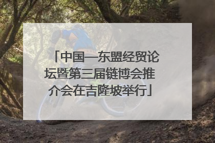 中国—东盟经贸论坛暨第三届链博会推介会在吉隆坡举行