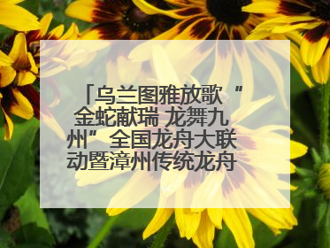 乌兰图雅放歌“金蛇献瑞 龙舞九州”全国龙舟大联动暨漳州传统龙舟邀请赛开幕式