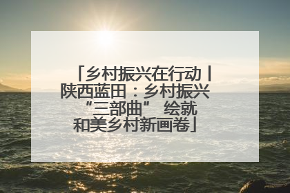 乡村振兴在行动丨陕西蓝田：乡村振兴 “三部曲” 绘就和美乡村新画卷