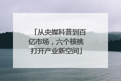 从央媒科普到百亿市场，六个核桃打开产业新空间