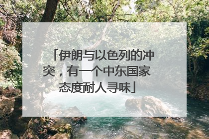 伊朗与以色列的冲突，有一个中东国家态度耐人寻味