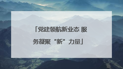 党建领航新业态 服务凝聚“新”力量