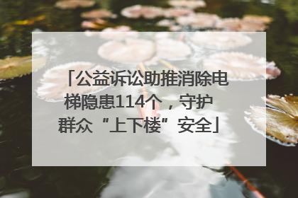 公益诉讼助推消除电梯隐患114个，守护群众“上下楼”安全