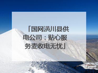 国网潢川县供电公司：贴心服务麦收电无忧