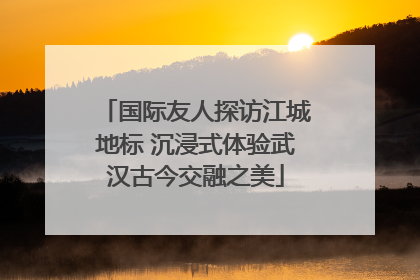 国际友人探访江城地标 沉浸式体验武汉古今交融之美