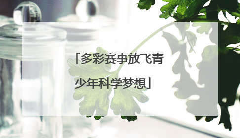 多彩赛事放飞青少年科学梦想