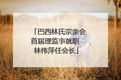 巴西林氏宗亲会首届理监事就职 林伟萍任会长