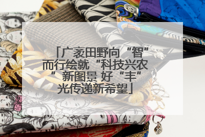 广袤田野向“智”而行绘就“科技兴农”新图景 好“丰”光传递新希望