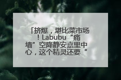 挤爆，堪比菜市场！Labubu“痛墙”空降静安嘉里中心，这个精灵还要“突袭”便利店？
