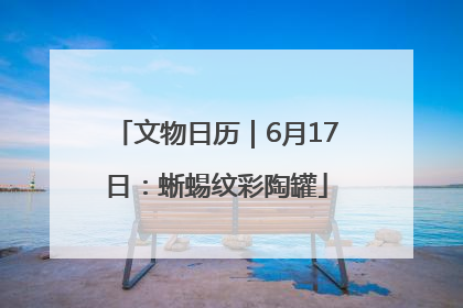 文物日历｜6月17日：蜥蜴纹彩陶罐