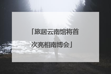 旅居云南馆将首次亮相南博会