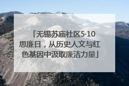 无锡苏庙社区5·10思廉日，从历史人文与红色基因中汲取廉洁力量