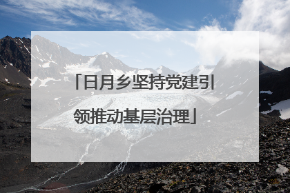 日月乡坚持党建引领推动基层治理