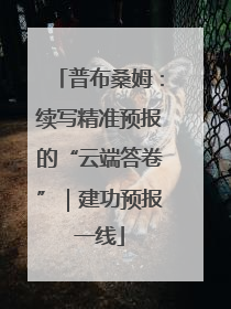 普布桑姆：续写精准预报的“云端答卷”｜建功预报一线