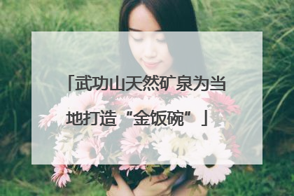 武功山天然矿泉为当地打造“金饭碗”