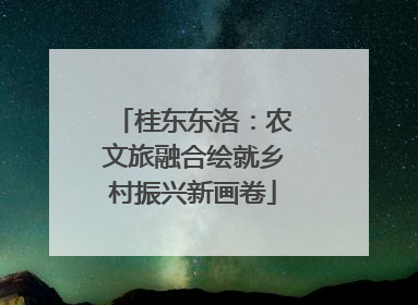 桂东东洛：农文旅融合绘就乡村振兴新画卷