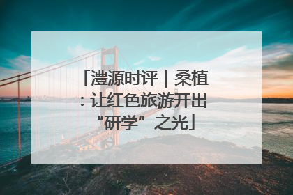 澧源时评｜桑植：让红色旅游开出“研学”之光