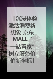 沉浸体验激活消费新想象 京东MALL“一站置家”树立服务价值新坐标