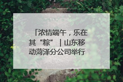浓情端午，乐在其“粽”｜山东移动菏泽分公司举行端午节主题活动