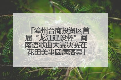 漳州台商投资区首届“龙江建设杯”闽南语歌曲大赛决赛在花田美事圆满落幕