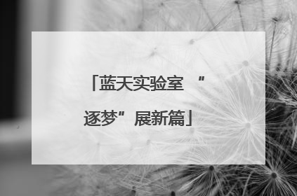 蓝天实验室 “逐梦”展新篇