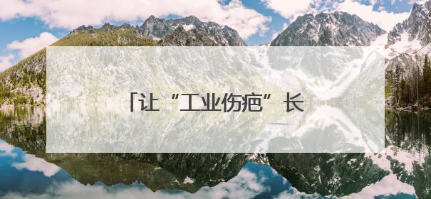 让“工业伤疤”长出春天——辽宁加快废弃矿山治理观察