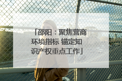 邵阳：聚焦营商环境指标 锚定知识产权重点工作