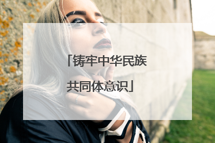 铸牢中华民族共同体意识