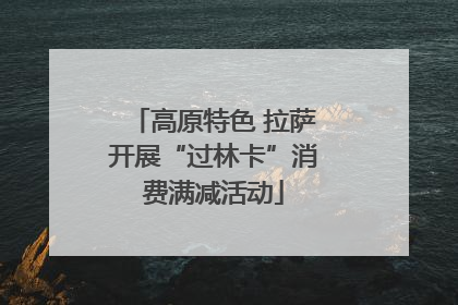 高原特色 拉萨开展“过林卡”消费满减活动