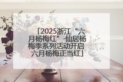 2025浙江“六月杨梅红”·仙居杨梅季系列活动开启 六月杨梅正当红