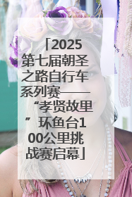 2025第七届朝圣之路自行车系列赛——“孝贤故里”环鱼台100公里挑战赛启幕