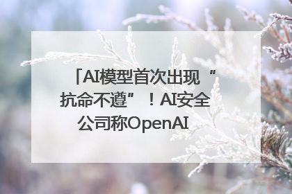AI模型首次出现“抗命不遵”！AI安全公司称OpenAI o3模型出现异常